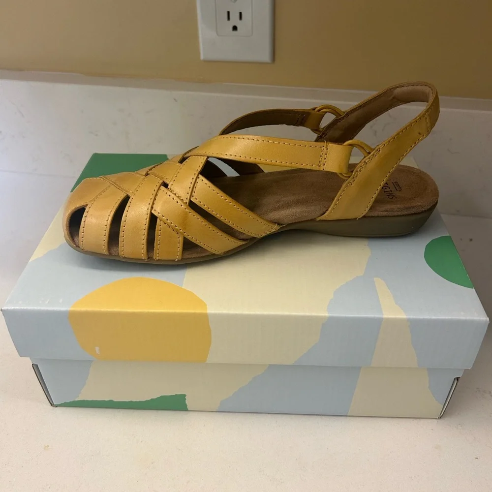 Earth Origins Size 8.5M Berri Woven Slingback‎ Sandals